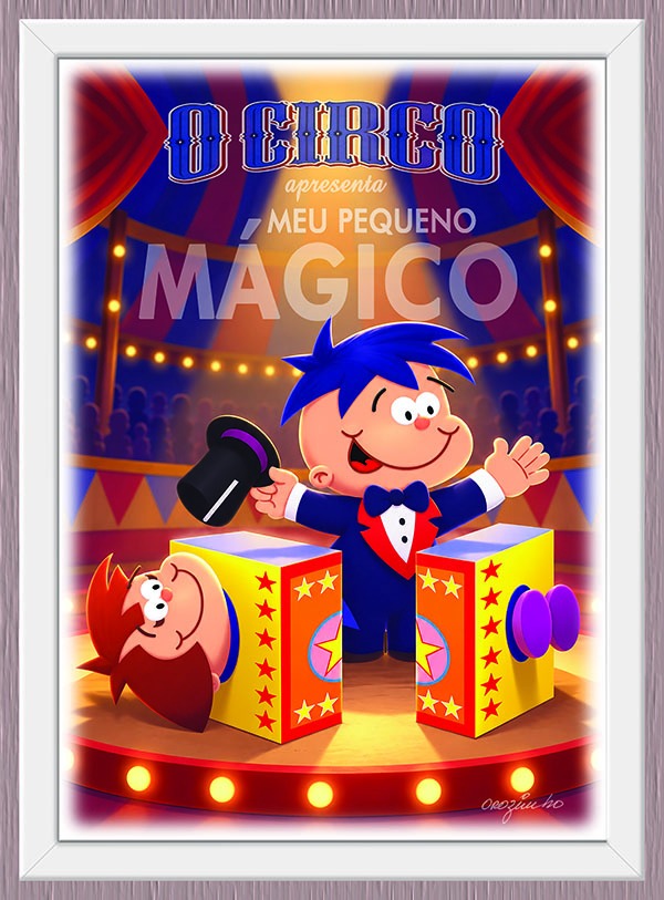 Quadro O Mágico da coleção O Circo