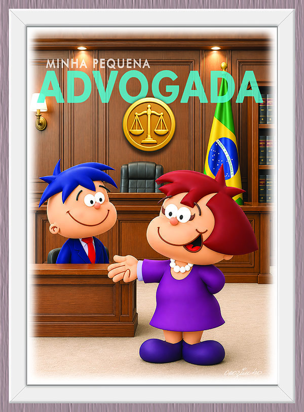 Quadro Minha Pequena Advogada