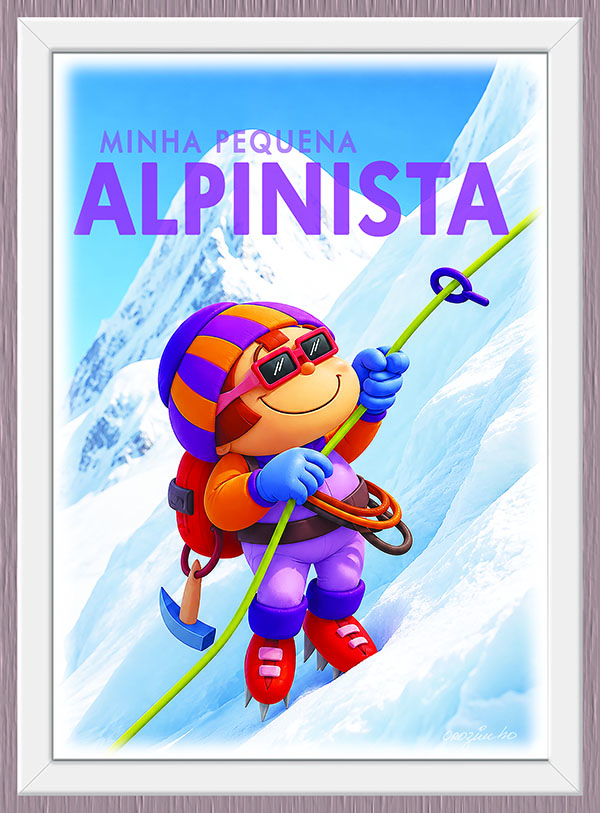 Quadro Minha Pequena Alpinista