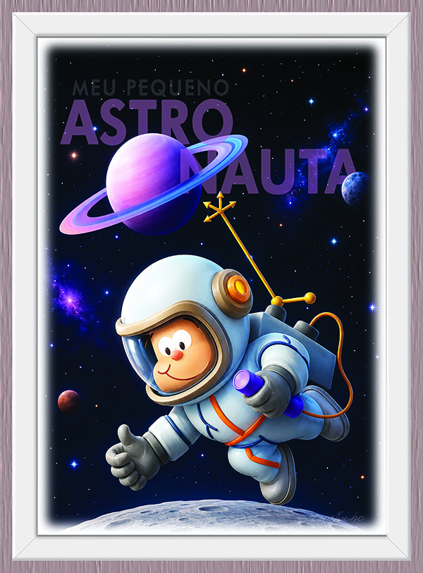 Quadro Meu Pequeno Astronauta