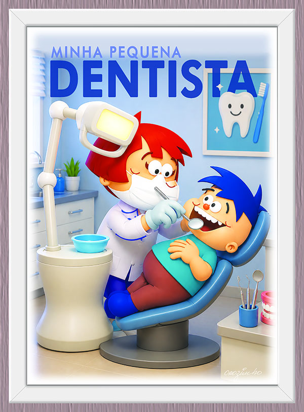 Quadro Minha Pequena Dentista