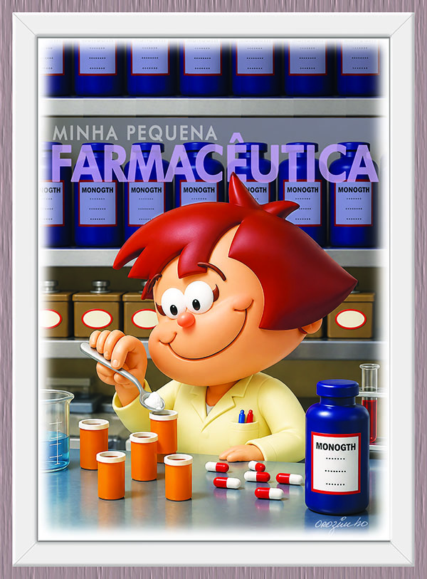 Quadro Minha Pequena Farmacêutica