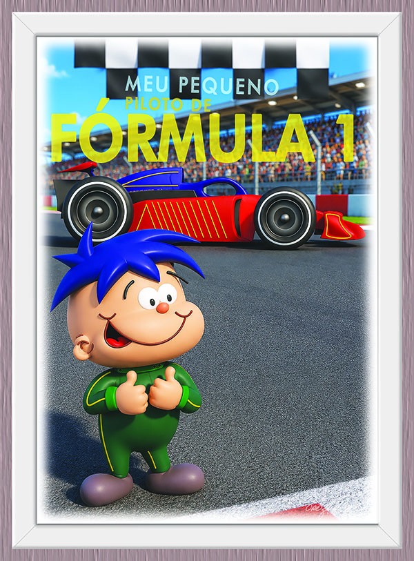 Quadro Meu Pequeno Piloto de Fórmula 1