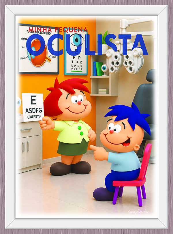 Quadro Minha Pequena Oculista
