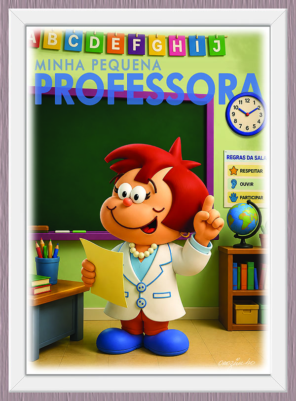 Quadro Minha Pequena Professora