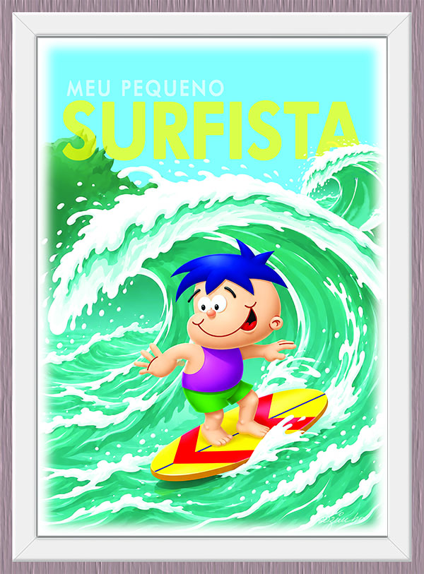 Quadro Meu Pequeno Surfista