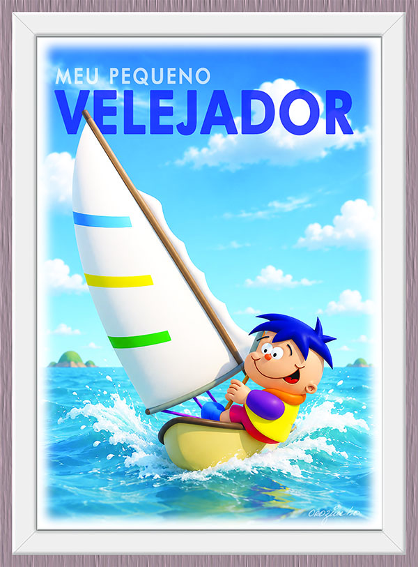 Quadro Meu Pequeno Velejador