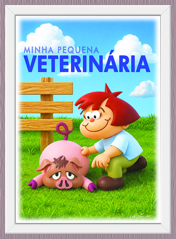 Quadro Minha Pequena Veterinária